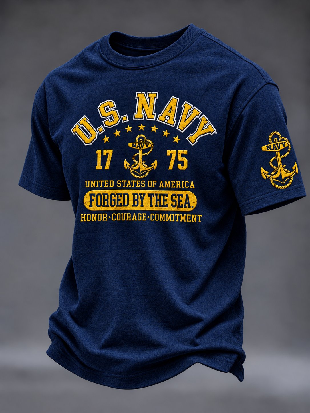 Men's American veterans Printed Short-Sleeve T-Shirt
