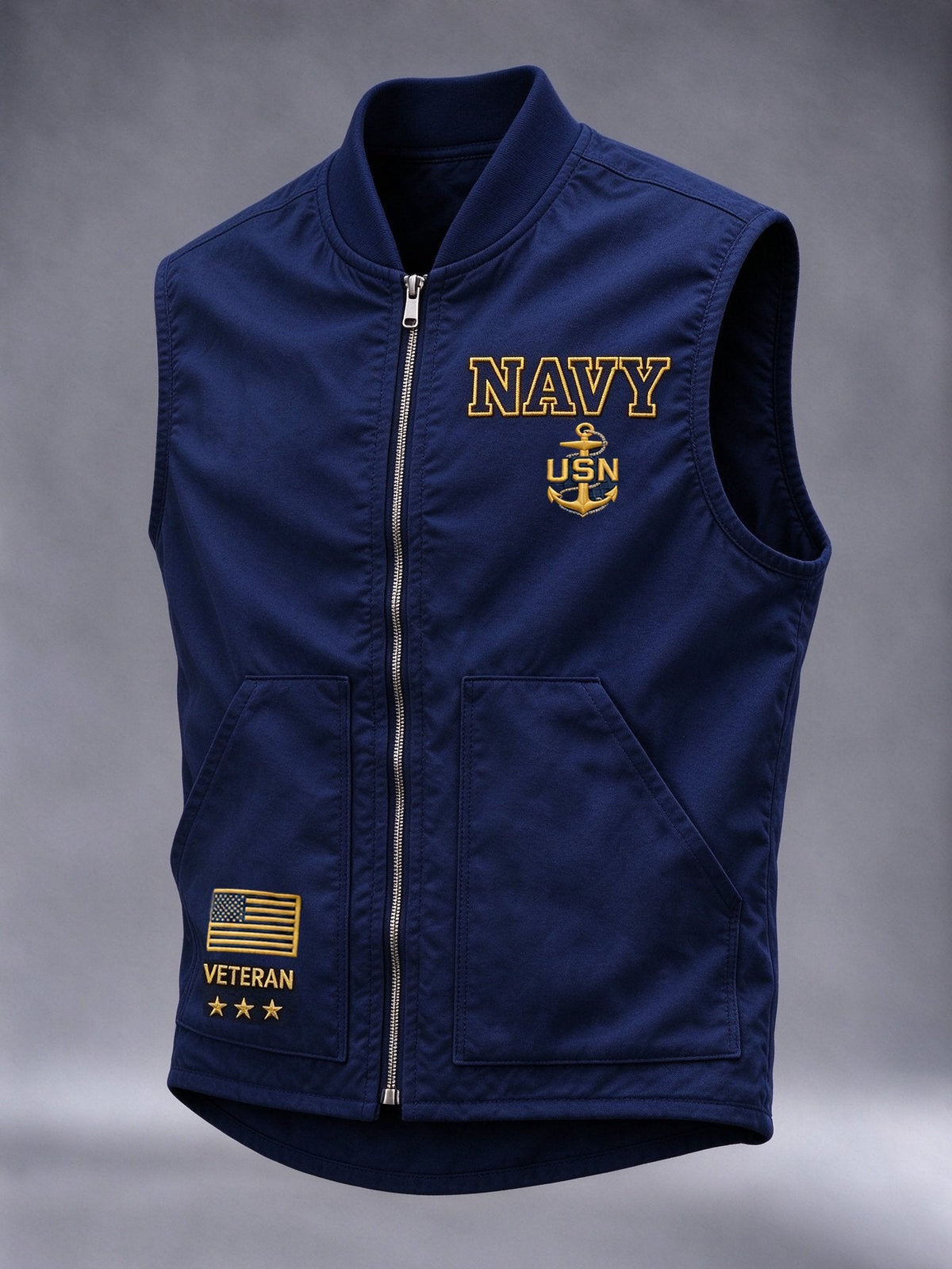 Men's Veteran Pride Printed Vest
