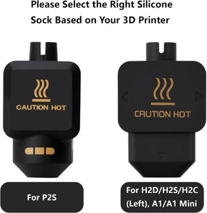 Upgrade 0.4mm P2S/H2S Hotend Kit, 3D Printer Print Head Hot End Heating Block Kit with 0.4mm Removable Hardened Steel Nozzle for Bambu Lab H2D, H2C, A1/A1 Mini