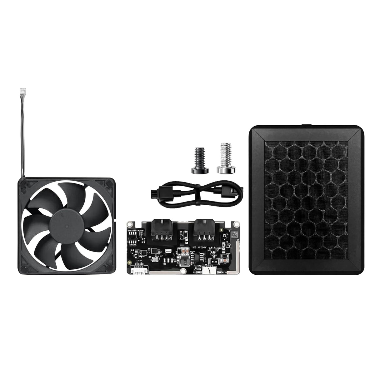 Original Bamboo P2S External Exhaust Fan Kit with Filter for Bambu Lab P2S 3D Printer, Active Airflow Exhaust Ventilation Upgrade - Reduce VOC & Fumes, Improve Filtration & Print Environment