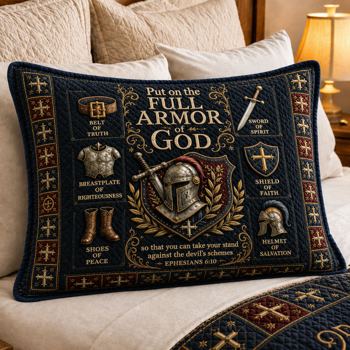 Full Armor Of God Bedding Pillow Case GFTOHNL635 C1