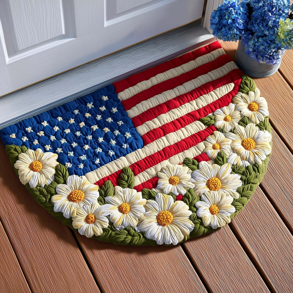 Freedom Bloom Quilted Welcome Mat GFTOMA9335