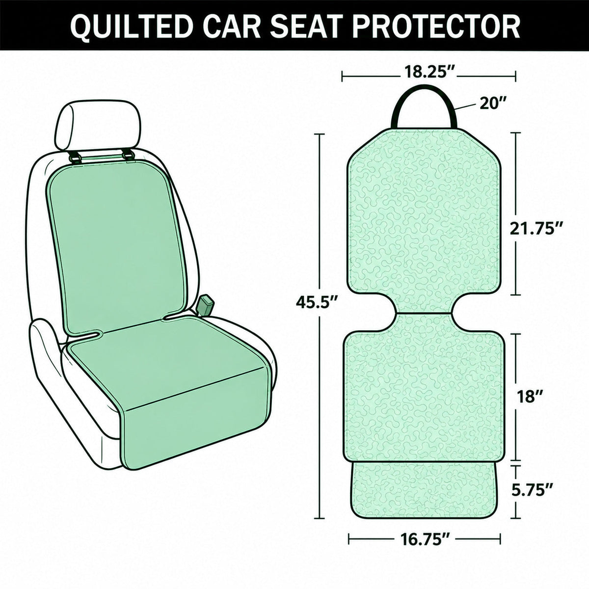 US Veteran Quilted Car Seat Protector GFTONMU3496