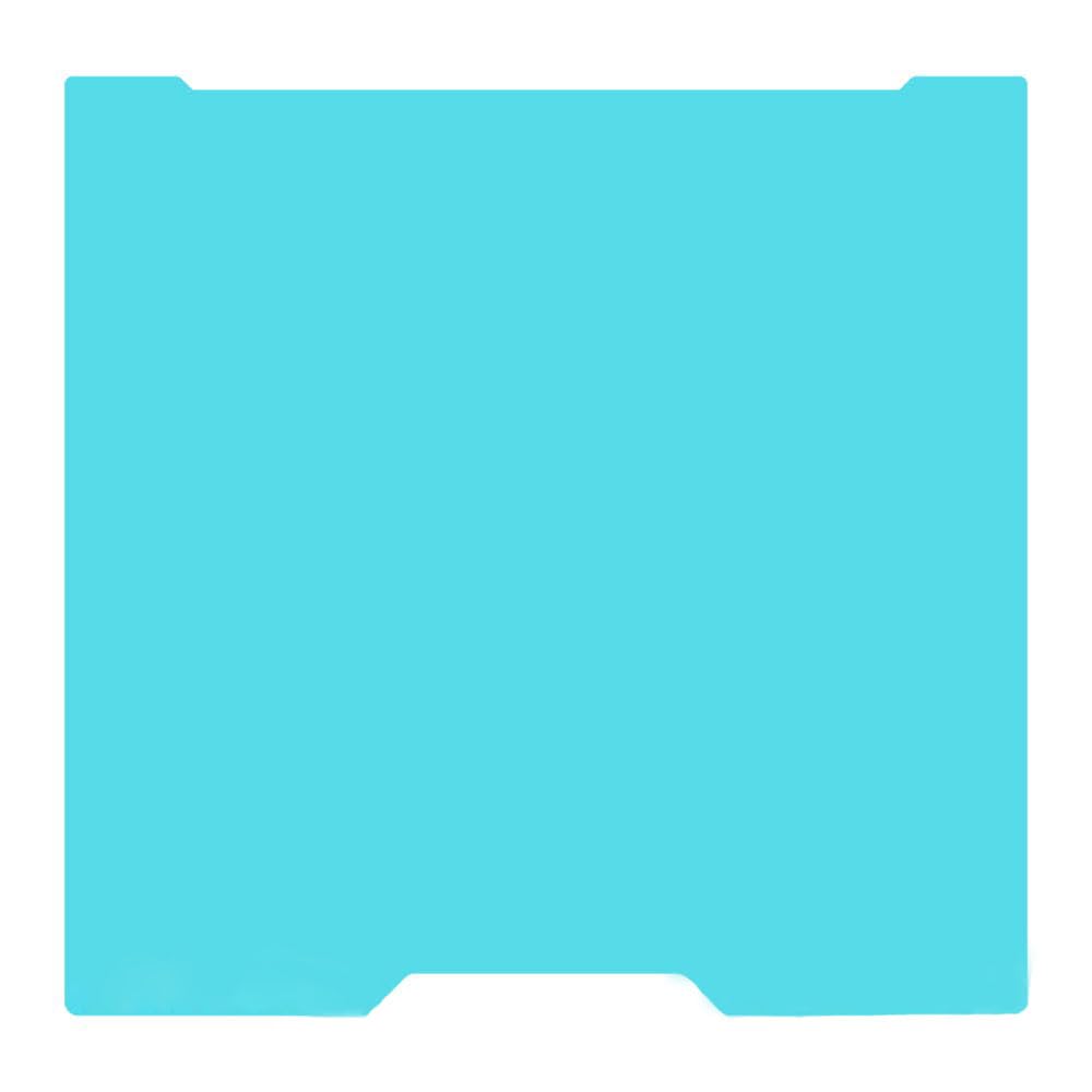 Cold Plate for Bambu-Lab A1 Mini 3D Printer, Cold Printing Build Plate, Double-Sided Textured Spring Steel Sheet, 184 x 184 mm,Light Blue