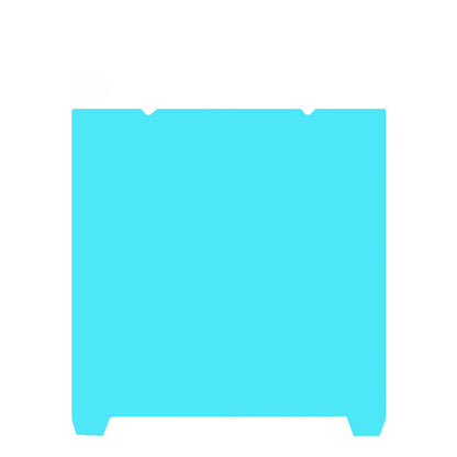 Cold Plate for Bambu-Lab A1 Mini 3D Printer, Cold Printing Build Plate, Double-Sided Textured Spring Steel Sheet, 184 x 184 mm,Light Blue