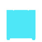 Cold Plate for Bambu-Lab A1 Mini 3D Printer, Cold Printing Build Plate, Double-Sided Textured Spring Steel Sheet, 184 x 184 mm,Light Blue