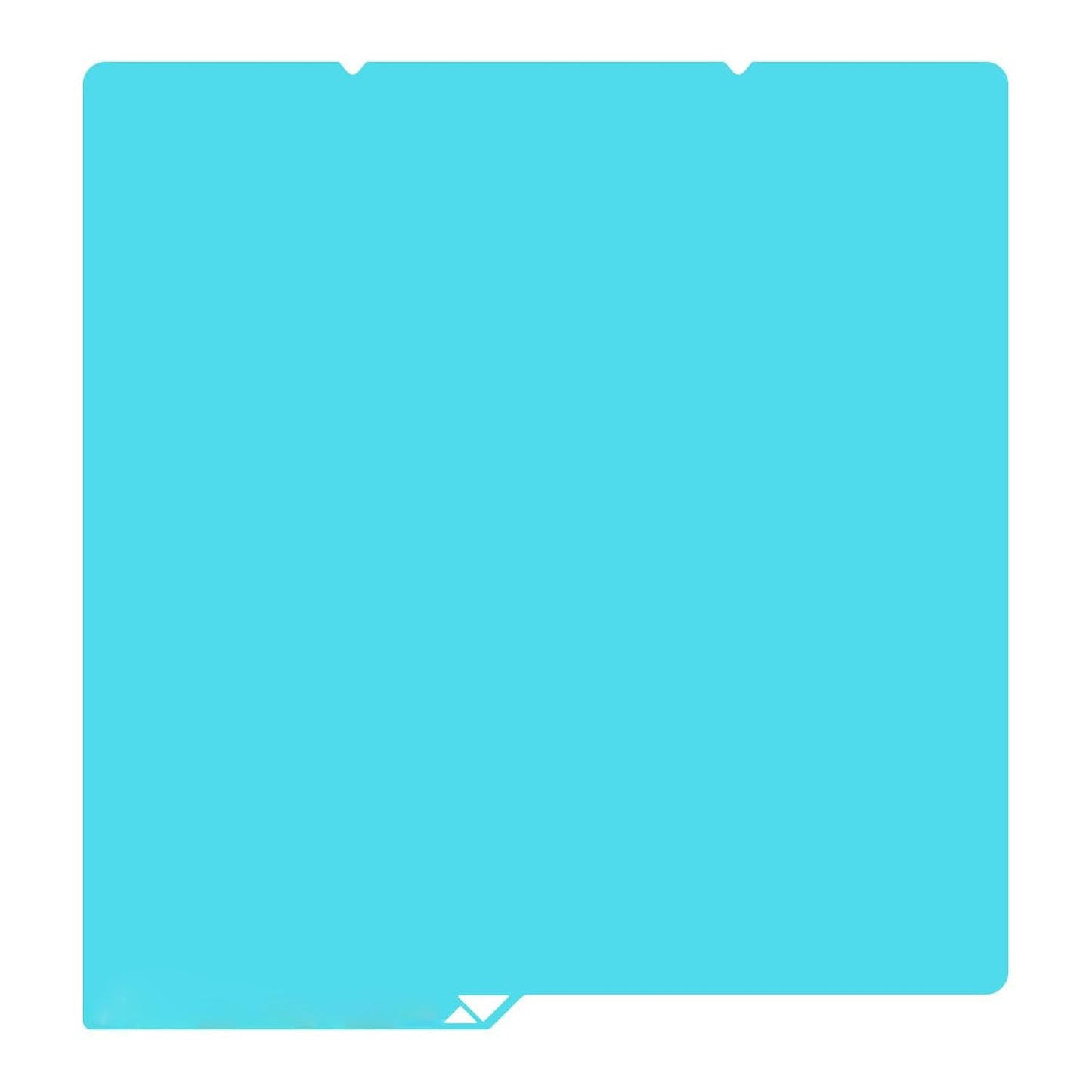 Cold Plate for Bambu-Lab A1 Mini 3D Printer, Cold Printing Build Plate, Double-Sided Textured Spring Steel Sheet, 184 x 184 mm,Light Blue