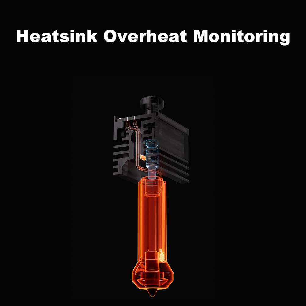 Original H2C Induction Hotend (Right) for Bambu Lab H2C/H2C Vortek System, 0.2mm Hardened Steel Nozzle for H2C Extruder Print Head Hotend, Bamboo H2C Replacement Hotend & Accessories