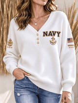 Women's American Veterans Print Hoodie