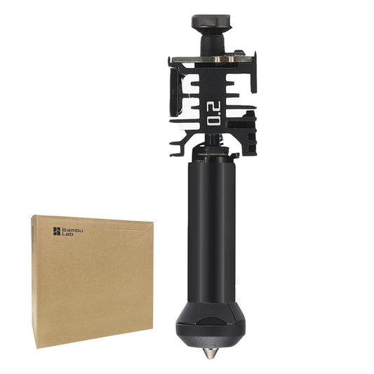 Original H2C Induction Hotend (Right) for Bambu Lab H2C/H2C Vortek System, 0.2mm Hardened Steel Nozzle for H2C Extruder Print Head Hotend, Bamboo H2C Replacement Hotend & Accessories