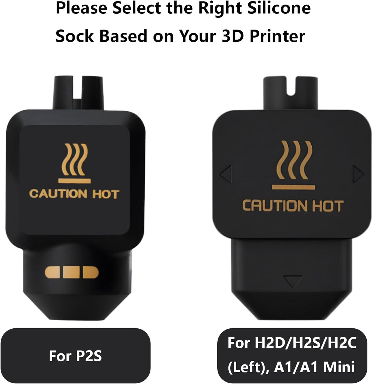 Upgrade 0.4mm P2S/H2S Hotend Kit, 3D Printer Print Head Hot End Heating Block Kit with 0.4mm Removable Hardened Steel Nozzle for Bambu Lab H2D, H2C, A1/A1 Mini
