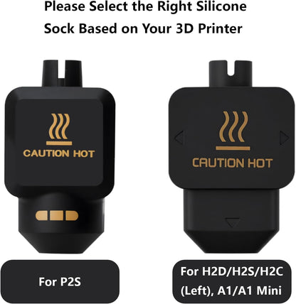 Upgrade 0.4mm P2S/H2S Hotend Kit, 3D Printer Print Head Hot End Heating Block Kit with 0.4mm Removable Hardened Steel Nozzle for Bambu Lab H2D, H2C, A1/A1 Mini