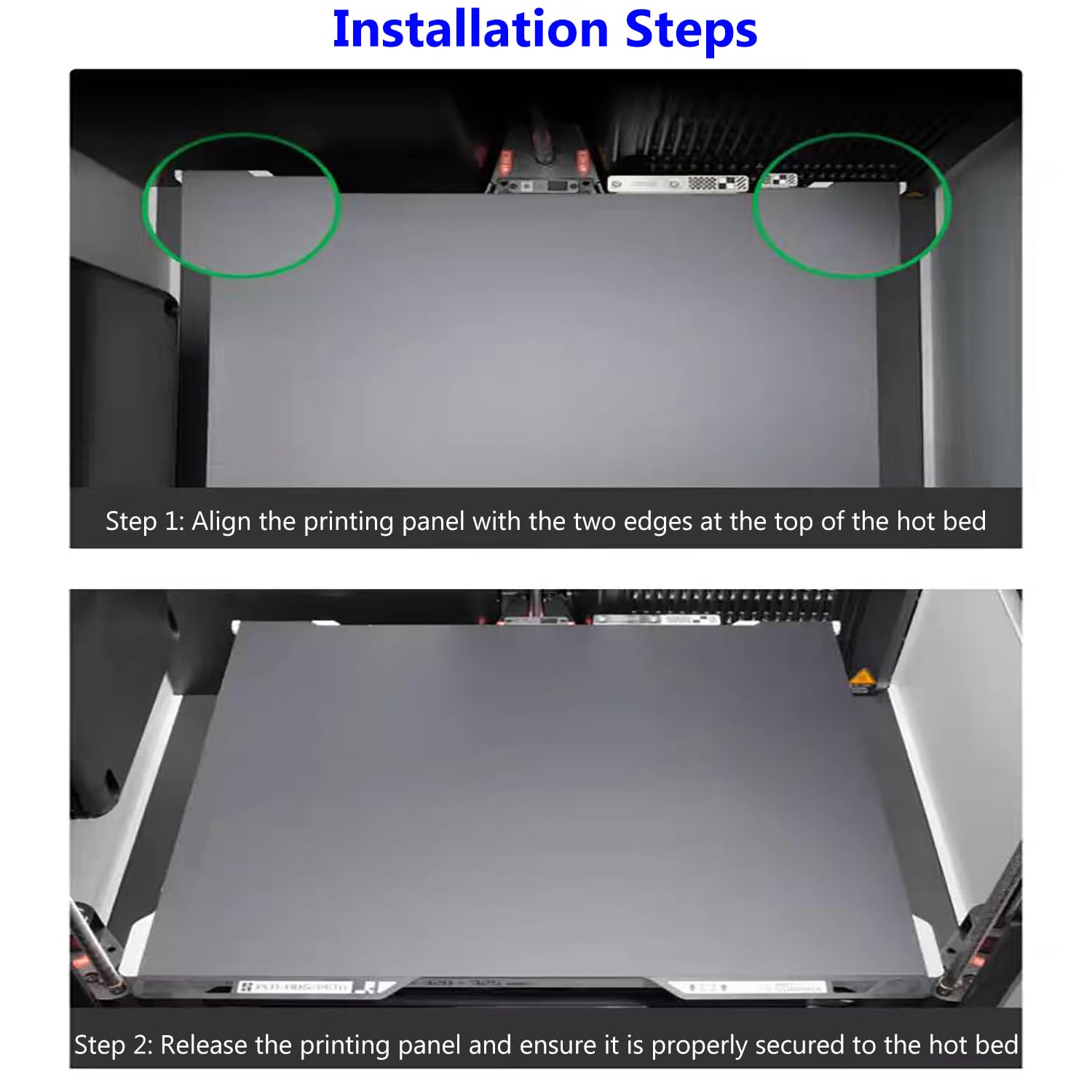for H2C Cold Build Plate No Heating No Glue Double Sided PEI Textured Cool Printing Bed Sheet 335x346.5mm 3D Printer Flexible Removable Spring Steel Heated Platform Mat for Bambu Lab H2C