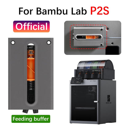 Original Bamboo P2S Feed Buffer, Filament Buffer Replacement for Bambu Lab P2S 3D Printer Accessories,Reduces Tension Fluctuations During The Feeding Process, Ensures Smooth Filament Feeding