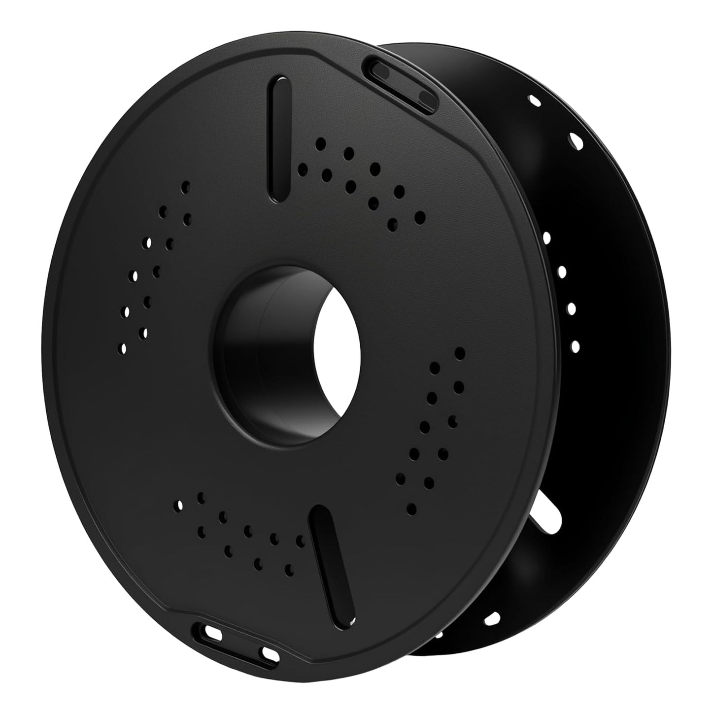 Reusable 3D Printer Filament Spool, Black, Heat Resistant Up to 90°C, Compatible with Bambu Lab A1/A1 Mini/X1/X1C/X1E/X2C/P1P/P1S/P2S/H2 Series