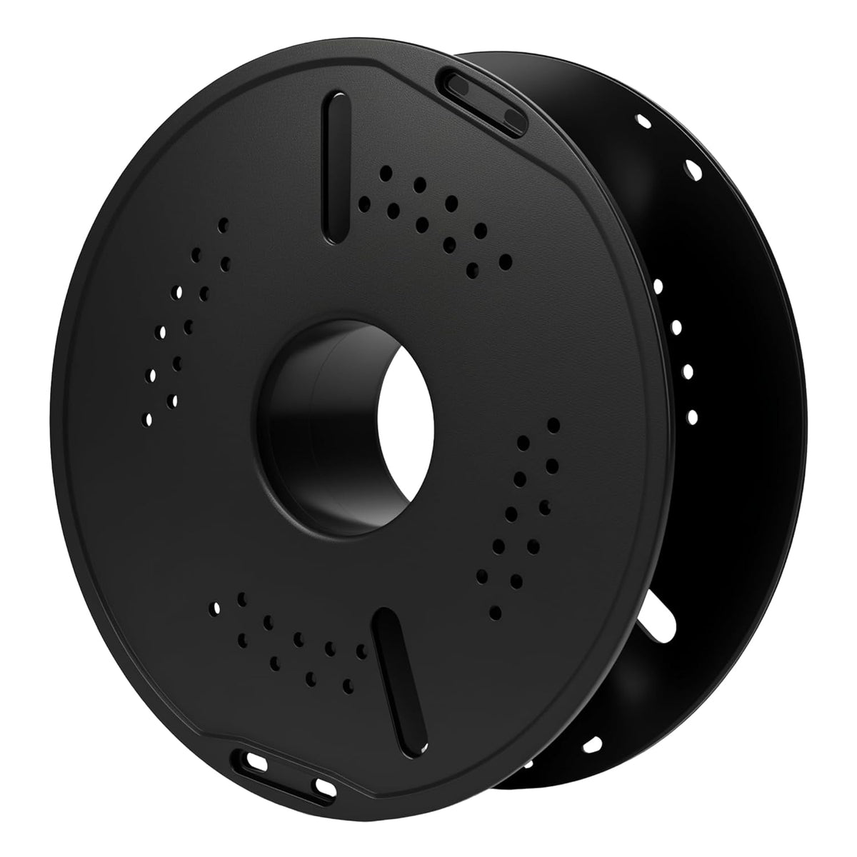 Reusable 3D Printer Filament Spool, Black, Heat Resistant Up to 90°C, Compatible with Bambu Lab A1/A1 Mini/X1/X1C/X1E/X2C/P1P/P1S/P2S/H2 Series