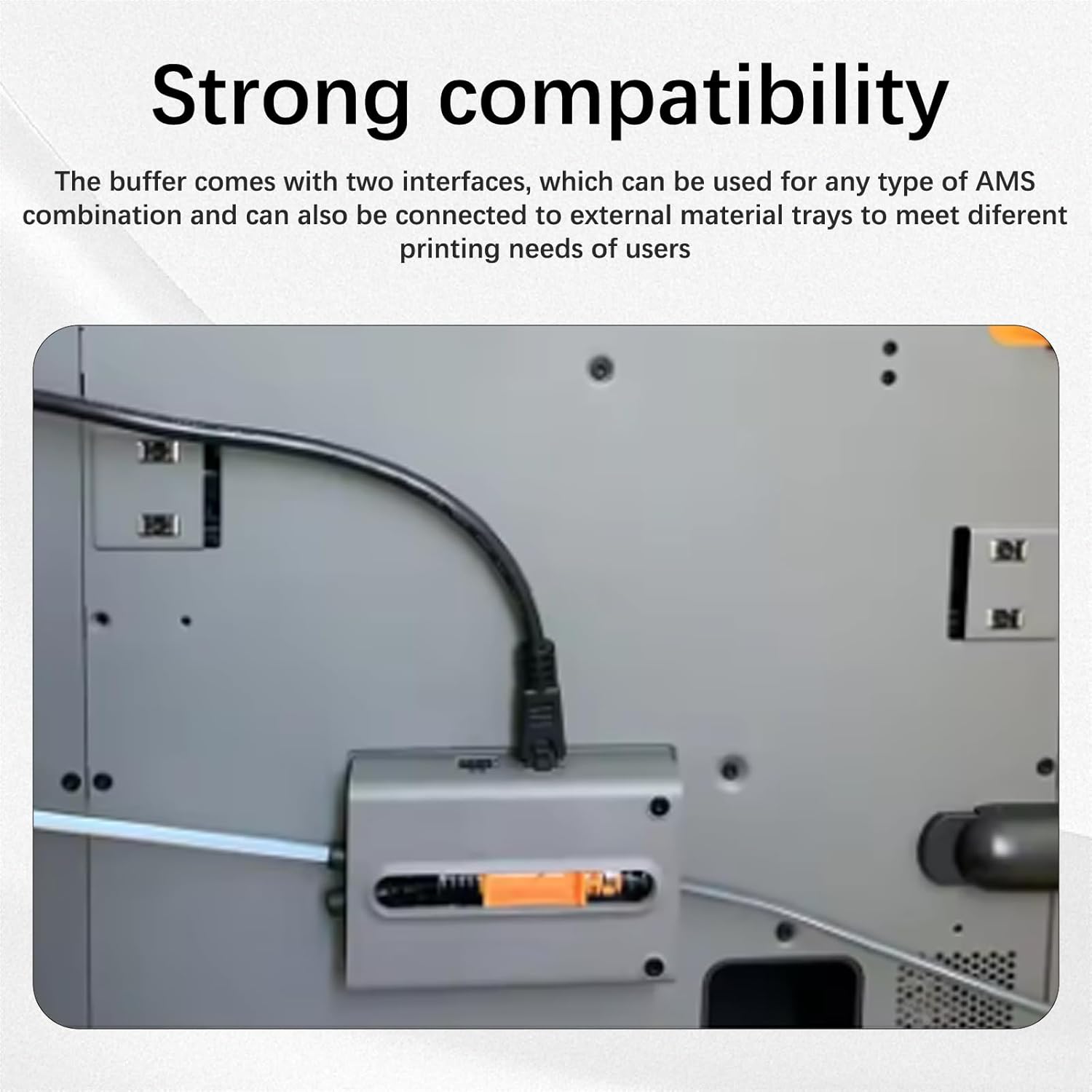 Original Bamboo P2S Feed Buffer, Filament Buffer Replacement for Bambu Lab P2S 3D Printer Accessories,Reduces Tension Fluctuations During The Feeding Process, Ensures Smooth Filament Feeding