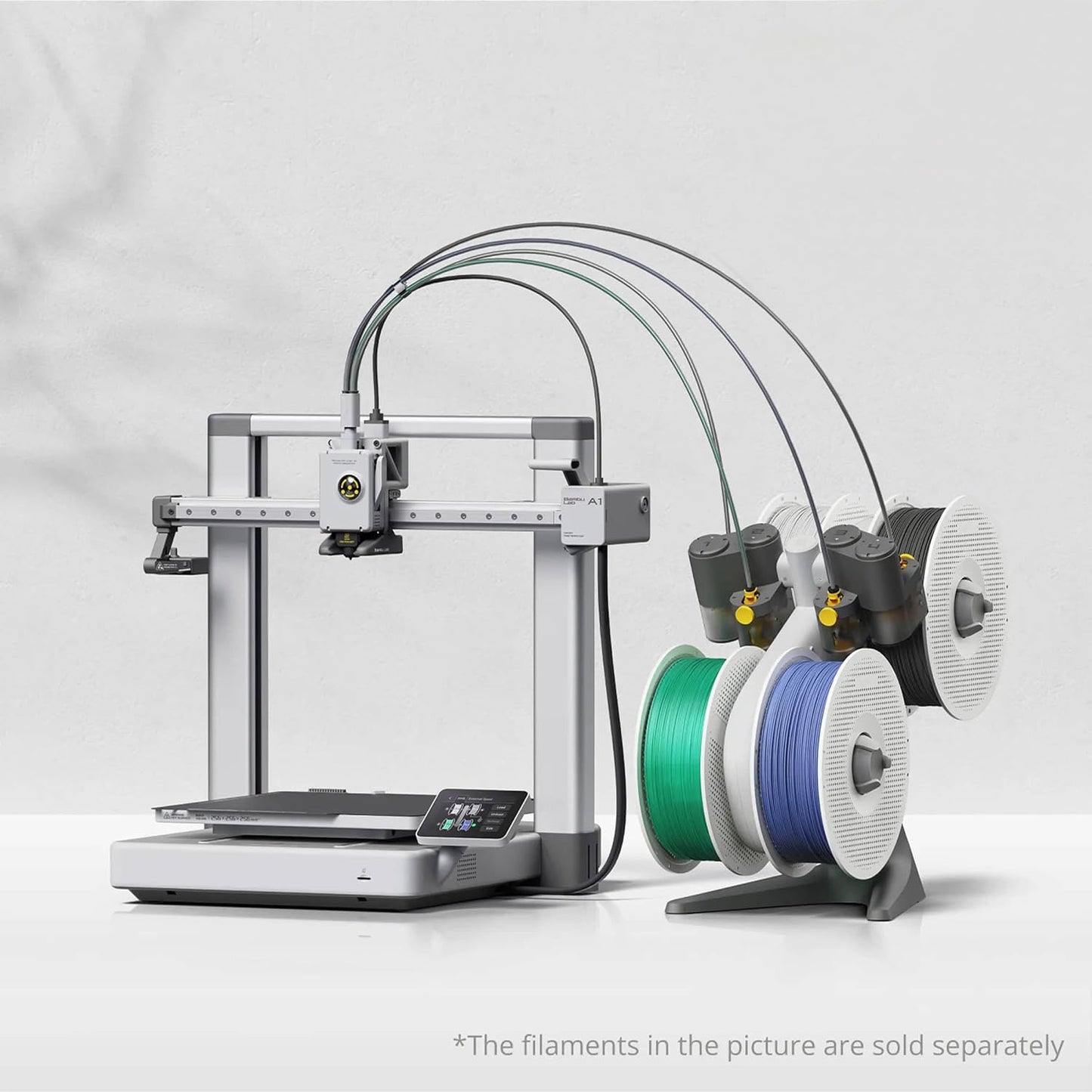 Original Bamboo Filament Reusable Spool, Low-Temp Environment ≤ 70°C for PLA PETG, White, Compatible with Bambu Lab A1/A1 mini/X1/X1C/X1E/X2C/P1P/P1S/P2S /H2S/H2D/H2D Pro/H2C 3D Printers