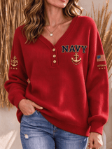 Women's American Veterans Print Hoodie